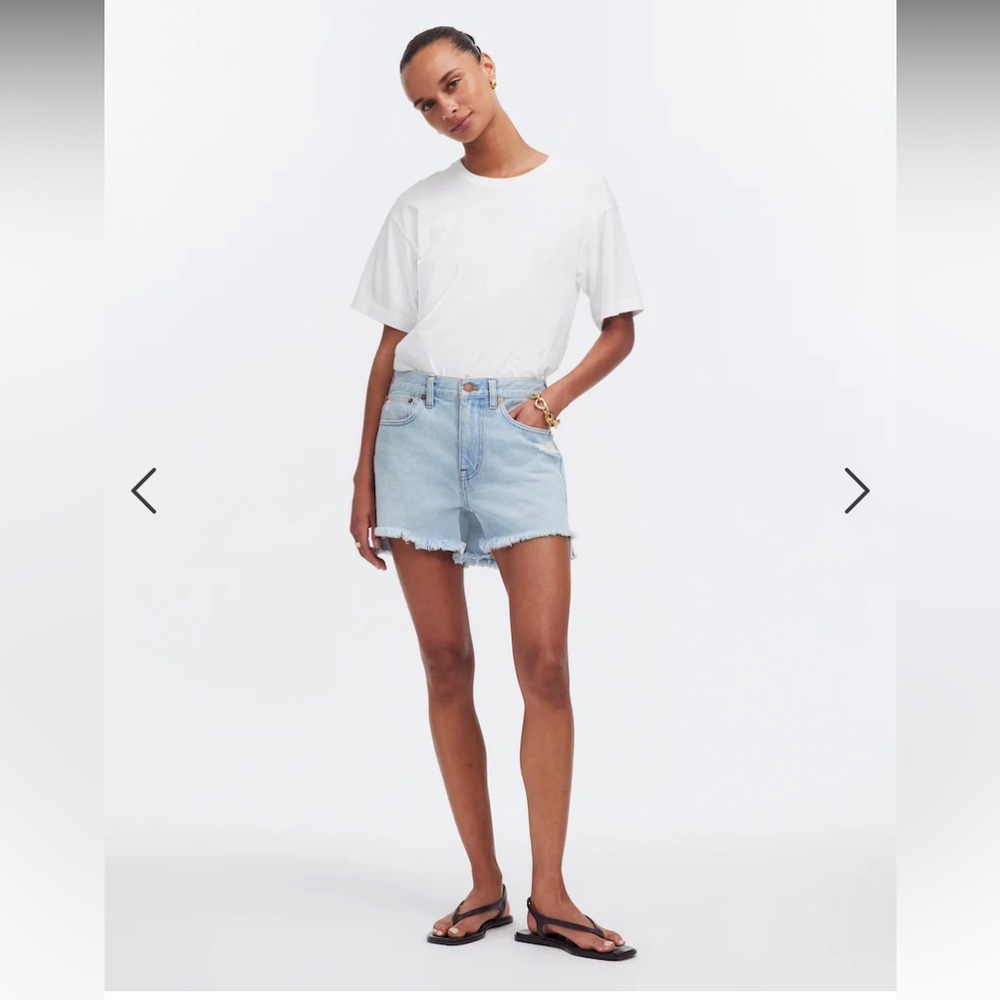 Madewell Relaxed Mid-Length Denim Wengler Wash